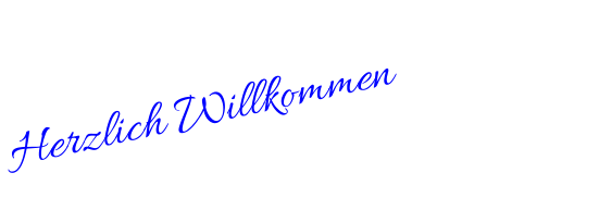 Herzlich Willkommen